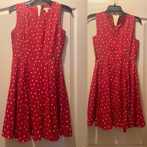 NWOT, Maison Jules Red Sleeveless Mini Dress